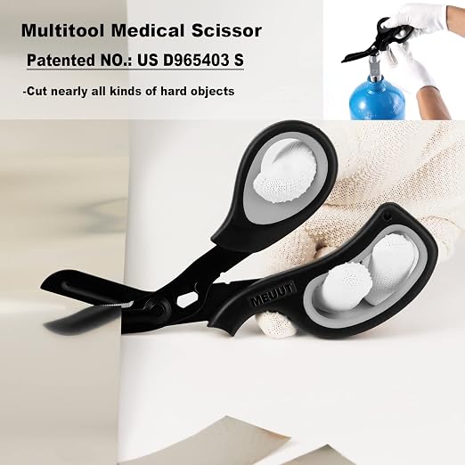 MEUUT 2 Pack Trauma Shears Patented Bandage Scissors - Image 6