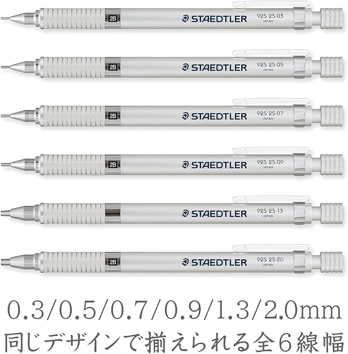Staedtler 0.9mm Mechanical Pencil Silver Series - Image 9