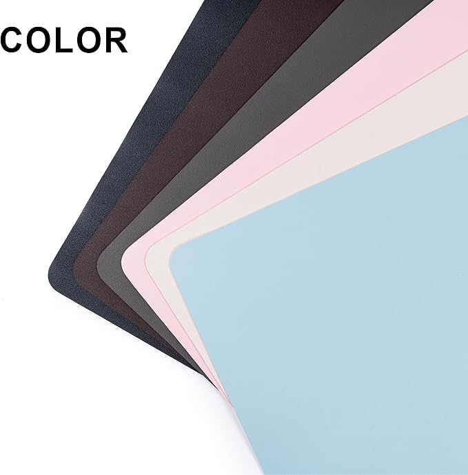CADONO Leather Desk Pad Protector, Easy Clean, 23.6" x 13.7" - Image 7