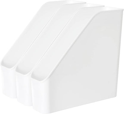 Youngever 3 Pack File Folder Bin Storage, Plastic File Folder Bin Organizer by Youngever