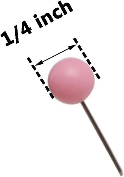Tupalizy 100PCS 1/4 Inch Small Round Head Map Tacks Pins - Image 7