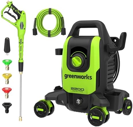 Greenworks 2200 PSI (1.2 GPM Max) Electric Pressure Washer by Unknown