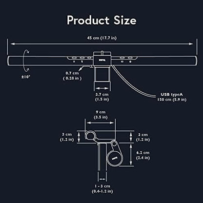 BenQ Screenbar E-Reading LED Computer Monitor Light Lamp - Image 9