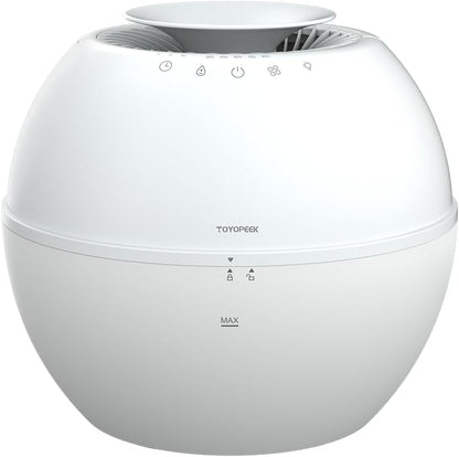 HD021 Dual 2 in 1 Dehumidifier & Humidifier Combo Small Dehumidifiers with Drain Hose 101oz Water Tank Compact Portable Air Purifier Smart Dehumidifier Auto Steam Humidifiers for Bedroom Home by Unknown