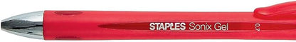 STAPLES Retractable Gel Pens, Medium Point 0.7mm, 36 Pack – Sonix - Image 3