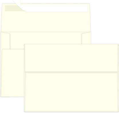 100 Packs 5x7 Cream Envelopes, A7 Envelopes by Ouzoustate