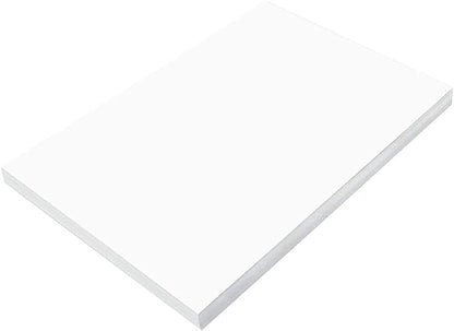 Prang Construction Paper, Bright White, 100 Sheets by Prang