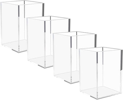 NIUBEE Acrylic Pen Holder 4 Pack by NIUBEE