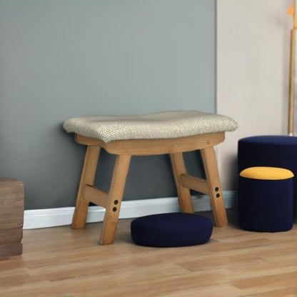 Foot Stool Ottoman Foot Rest Under Desk, Small Stool - Image 5