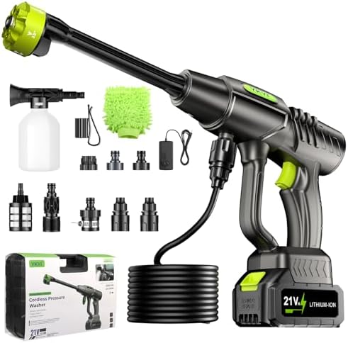 YKYI Cordless Pressure Washer, 1200 PSI Portable Handheld Power Washer by YKYISmartHomeLife