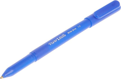 Paper Mate Ballpoint Pens, Write Bros. Blue Ink Pens, Medium Point - Image 4