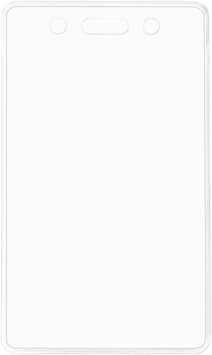 Amazon Basics Vertical Clear Plastic ID Badge Holders, 2.55" x 4.41" - Image 4