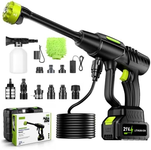 Cordless Pressure Washer, 1200 PSI Portable Handheld Power Washer by OUYESUCleanWithoutLimits