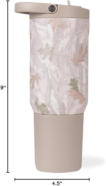 HydroJug Sport - Stainless Steel Tumbler with Straw, Vacuum Insulated, 20oz Leakproof Water Bottle, Ergonomic Design, Reusable, Dishwasher Safe, Rubber Base, Durable for Gym or Outdoors, Camo - Image 7