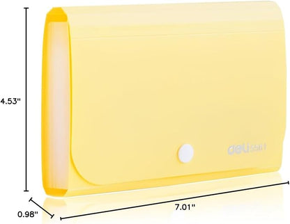 Expanding File Folder, Subdivision Accordion File Folder Mini Organizer PP - Image 8