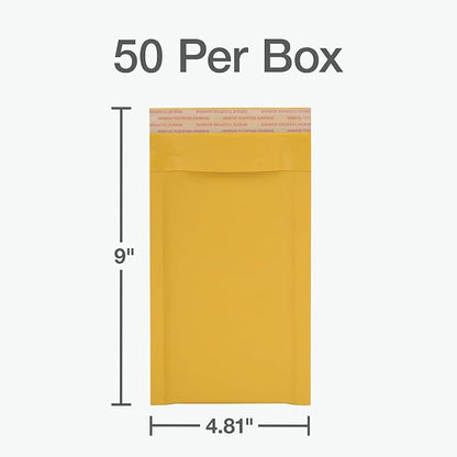 Quality Park Bubble Mailers, 4 x 8 Shipping Envelopes, Small Kraft Padded - Image 6
