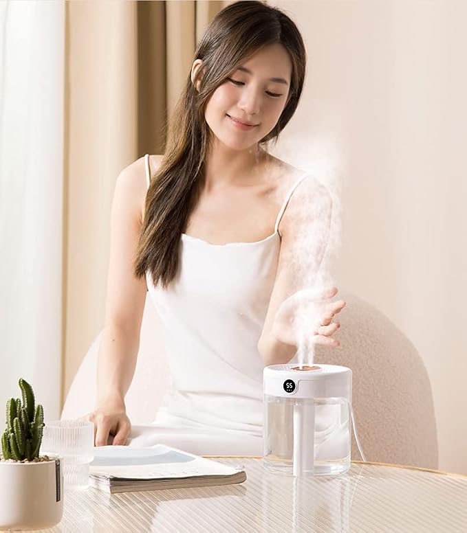 Dreramzy Humidifiers 2026 2L Smart Dreamzy Humidifier for Bedroom Office (Pink) - Image 7