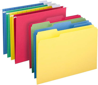 Smead Hanging File Folder Kit, Letter Size by SMEAD