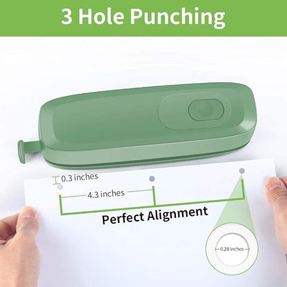 AFMAT Electric 3 Hole Punch, 20-Sheet 3 Hole Puncher - Image 3