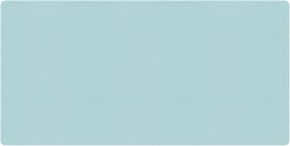 Bloss Light Blue Desk Mat, Large Mouse Pad, Leather Desk Blotter, Waterproof by Bloss