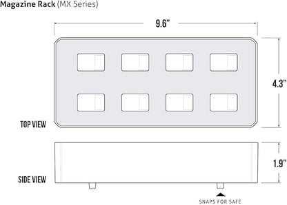 VAULTEK Modular Magazine Rack Slot High Density Foam Ammunition Storage - Image 5