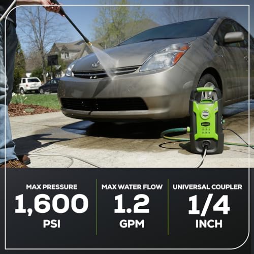 Greenworks 1600 PSI (1.2 GPM) Electric Pressure Washer - Image 4