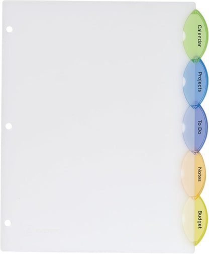 Avery Insertable Style Edge Plastic Dividers - Image 8