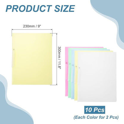 PATIKIL 10 Pack Clear Report Covers - Image 2