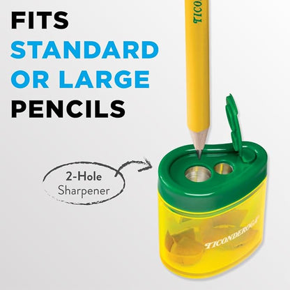 Ticonderoga Two-Hole Manual Pencil Sharpener - Image 9