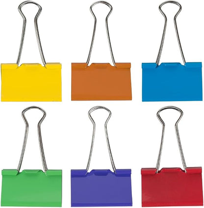 JAM PAPER Colorful Binder Clips Assortment - Image 3