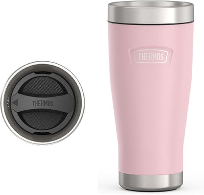 THERMOS ICON SERIES, Stainless Steel Tumbler, Sunset Pink, 16 oz by Thermos