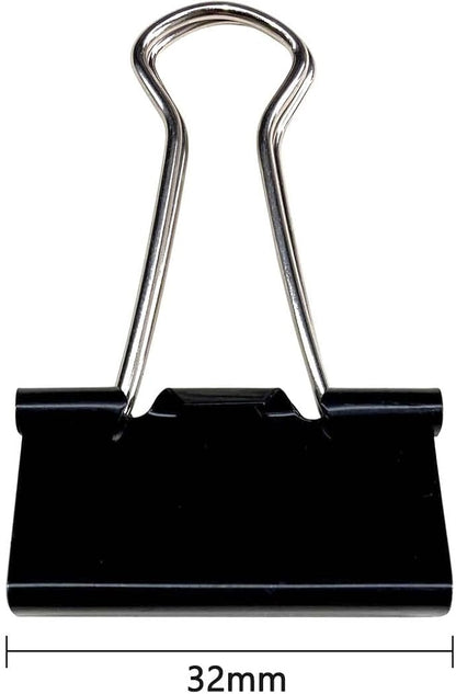 Ykimok 40Pcs Medium Binder Clips, 1.25 inch, Paper Clamps Medium Size - Image 7