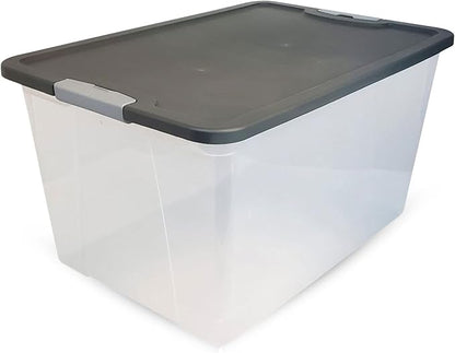 HOMZ 4-Pack Secure Latch, 64 Quart, and Office Organization - Image 9