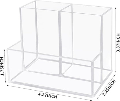 HSYMQ Desktop Clear Pen Holder - Image 2
