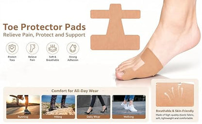 60PCS Pre‑Cut Bunion Corrector Kinesiology Tape– Elastic, Breathable & - Image 8