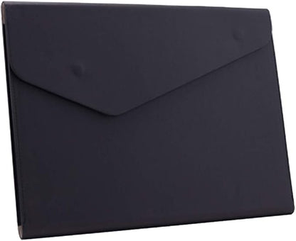 PU Leather A4 File Folder Document Holder Waterproof Portfolio Envelope Folder by enyuwlcm