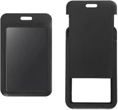 5 Pcs ID Badge Holder, Vertical Key Name Card Protector, Hard Plastic Cover - Image 8