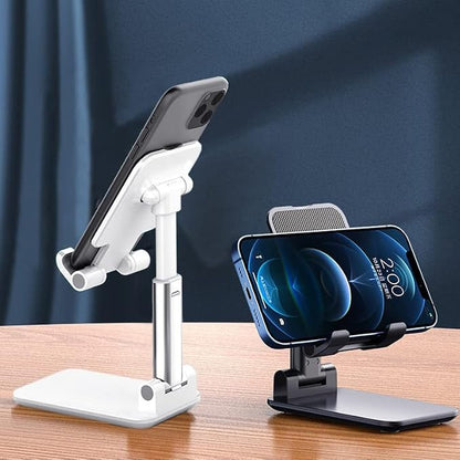 Meetuo 2 Pcs Cell Phone Stand for Desk, Adjustable & Foldable Phone Holder | - Image 2