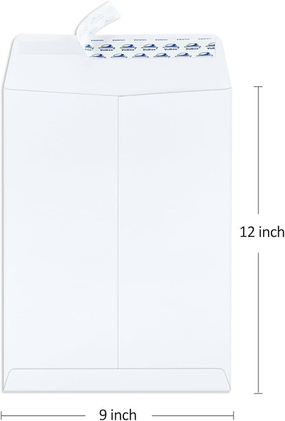 ValBox 9x12 Self Seal Catalog Envelopes 250 Packs White Envelopes - Image 2