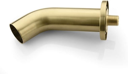 sumerain Pressure Balance Shower and Tub Faucet Set Brushed Gold with Tub Spout, 8" Shower Head, High Flow - Image 6