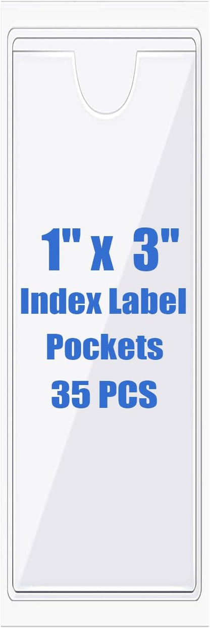 Origin-Joy 35 PCS Self Adhesive Index Card Pockets by Origin-Joy