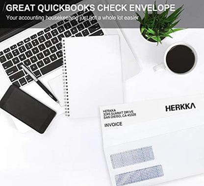#9 Double Window Security Envelopes, HERKKA No.9 Double Window Business - Image 5