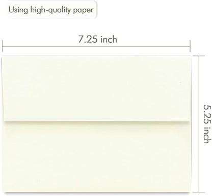 A7 ivory Invitation 5x7 Envelopes - Image 3