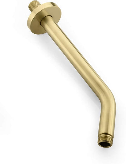 sumerain Pressure Balance Shower and Tub Faucet Set Brushed Gold with Tub Spout, 8" Shower Head, High Flow - Image 9