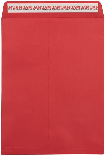 LUXPaper 9 x 12 Open End Envelopes | Peel & Press | Ruby Red | 80lb. Text | 50 by LUXPaper