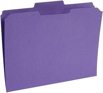 Staples Reinforced File Folders, Letter Size, 3‑Tab Design, Heavy‑Duty - Image 2