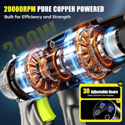 YKYI Cordless Pressure Washer, 1200 PSI Portable Handheld Power Washer - Image 5