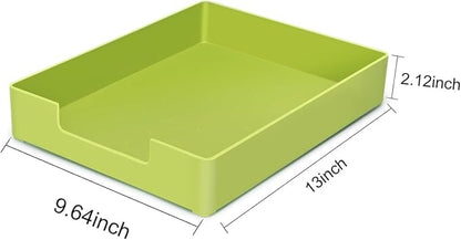 Letter-Size Tray, Desk Drawer Organizer, A4 Plastic Paper Tray - Image 3