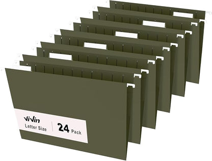 ViVin Hanging File Folders, 1/5-Cut Adjustable Tabs - Image 6