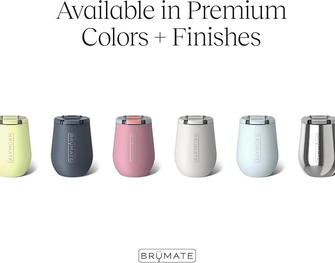 BrüMate Uncork'd 14oz 100% Leakproof Insulated Wine Tumbler | Locking Lid | Insulated Stainless Steel Wine Glass | Perfect For Travel & Outdoors | BPA-Free (Glitter White) - Image 3